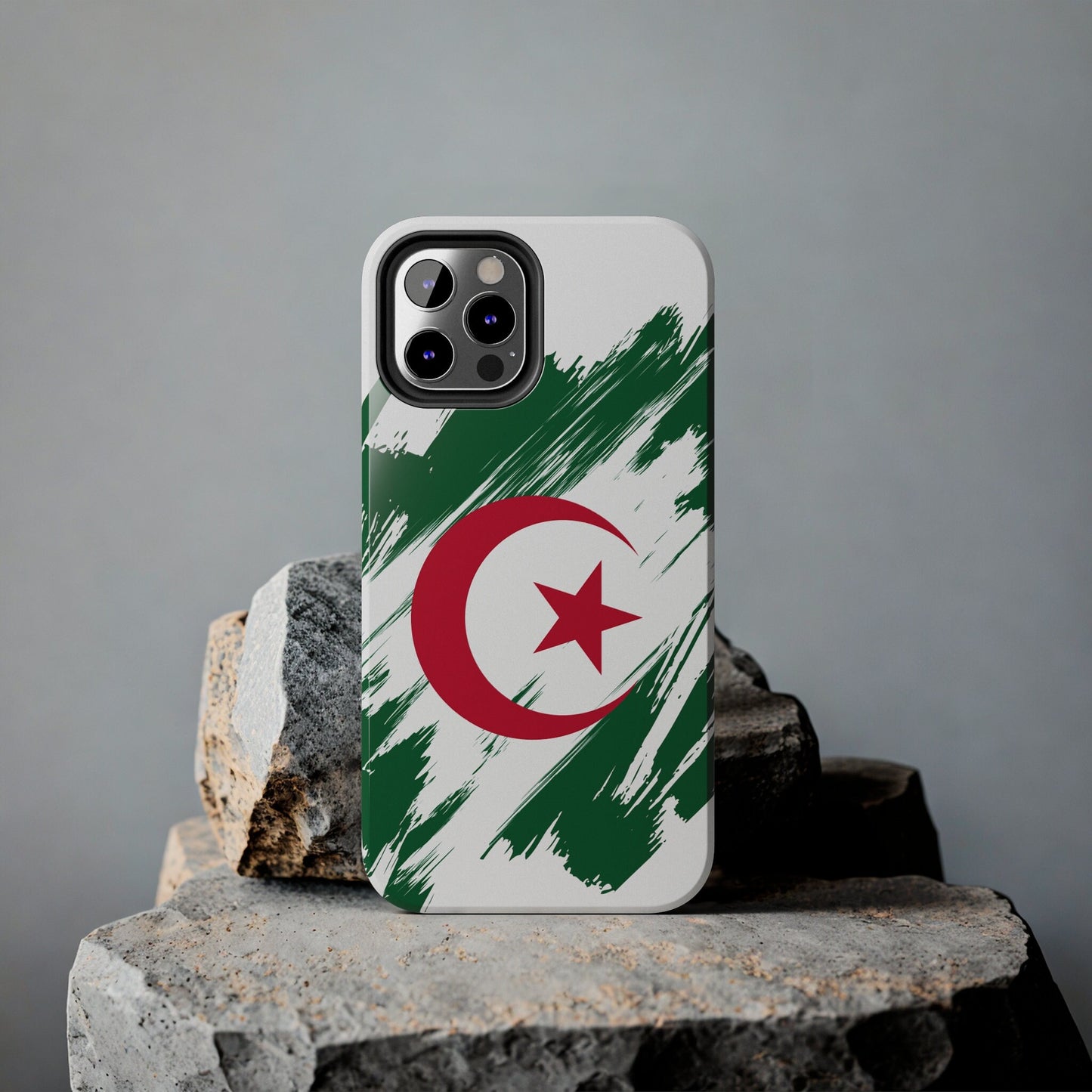 Algeria Flag iPhone Case iPhone 15 14 13 12 Mini 11 XR Xs X 8 7 SE iPhone Pro Max , Iphone cover, Iphone Tough Case