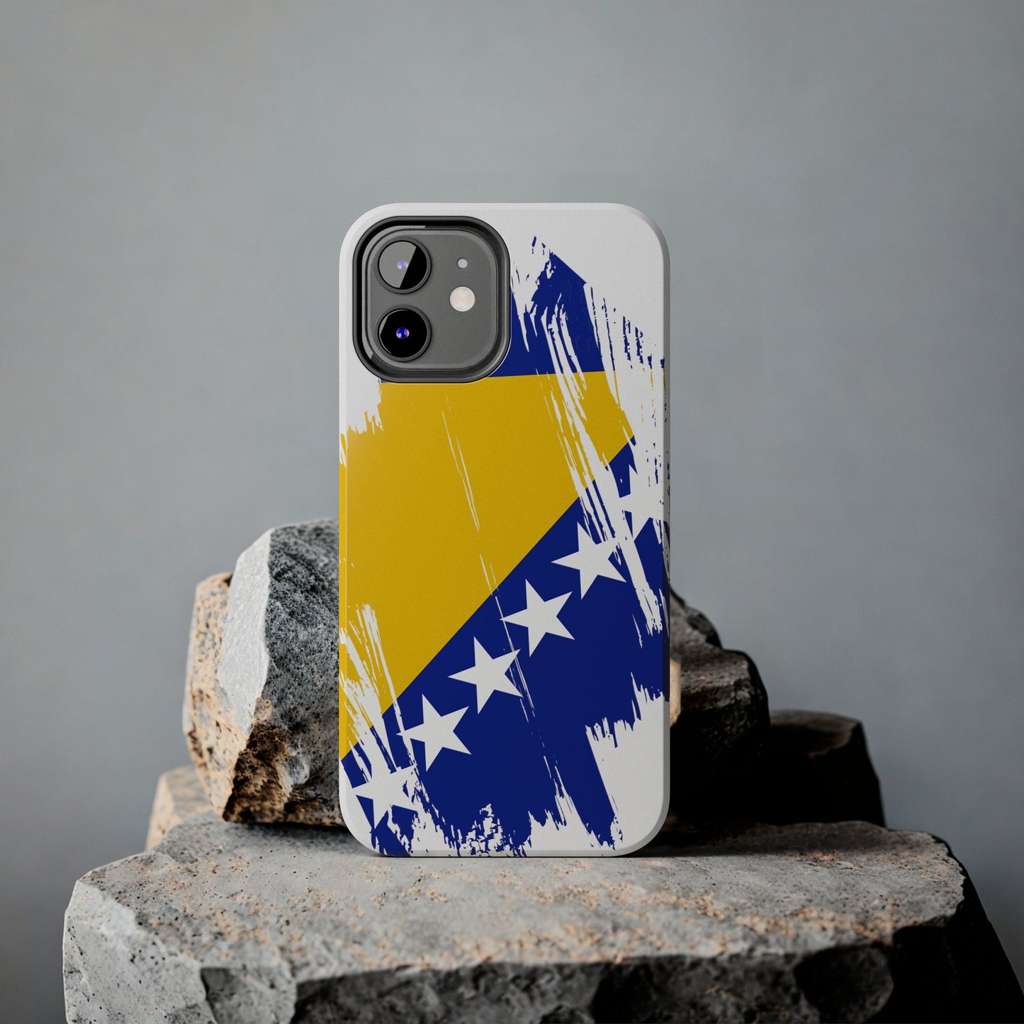 Bosnia and Herzegovina Flag iPhone Case iPhone 15 14 13 12 Mini 11 XR Xs X 8 7 SE iPhone Pro Max , Iphone cover, Iphone Tough Case