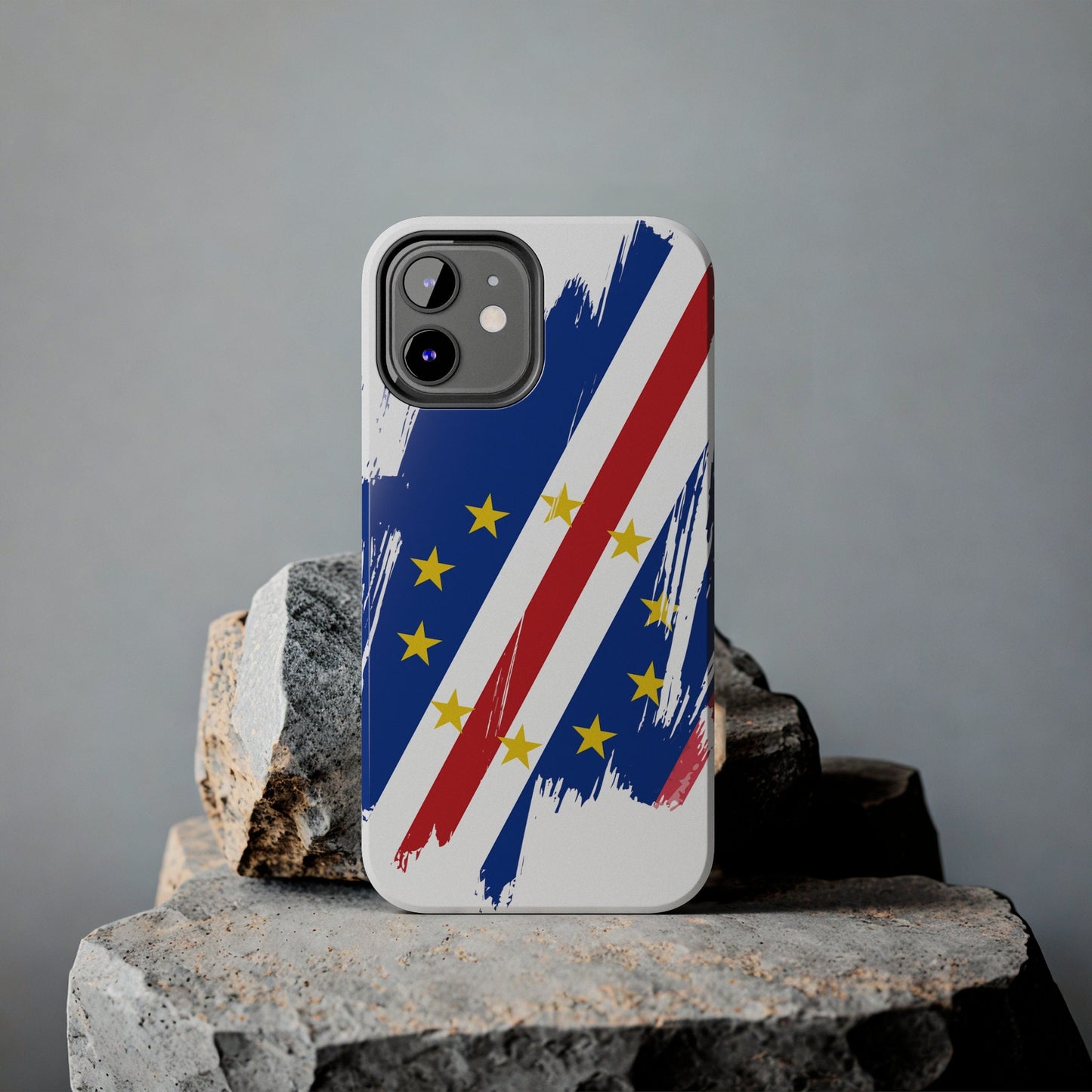 Cabo Verde Flag iPhone Case iPhone 15 14 13 12 Mini 11 XR Xs X 8 7 SE iPhone Pro Max , Iphone cover, Iphone Tough Case