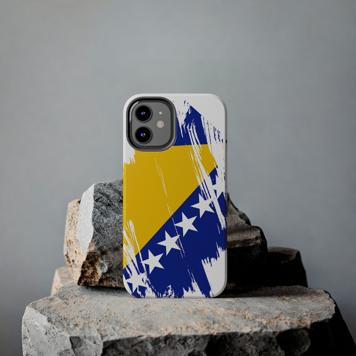Bosnia and Herzegovina Flag iPhone Case iPhone 15 14 13 12 Mini 11 XR Xs X 8 7 SE iPhone Pro Max , Iphone cover, Iphone Tough Case