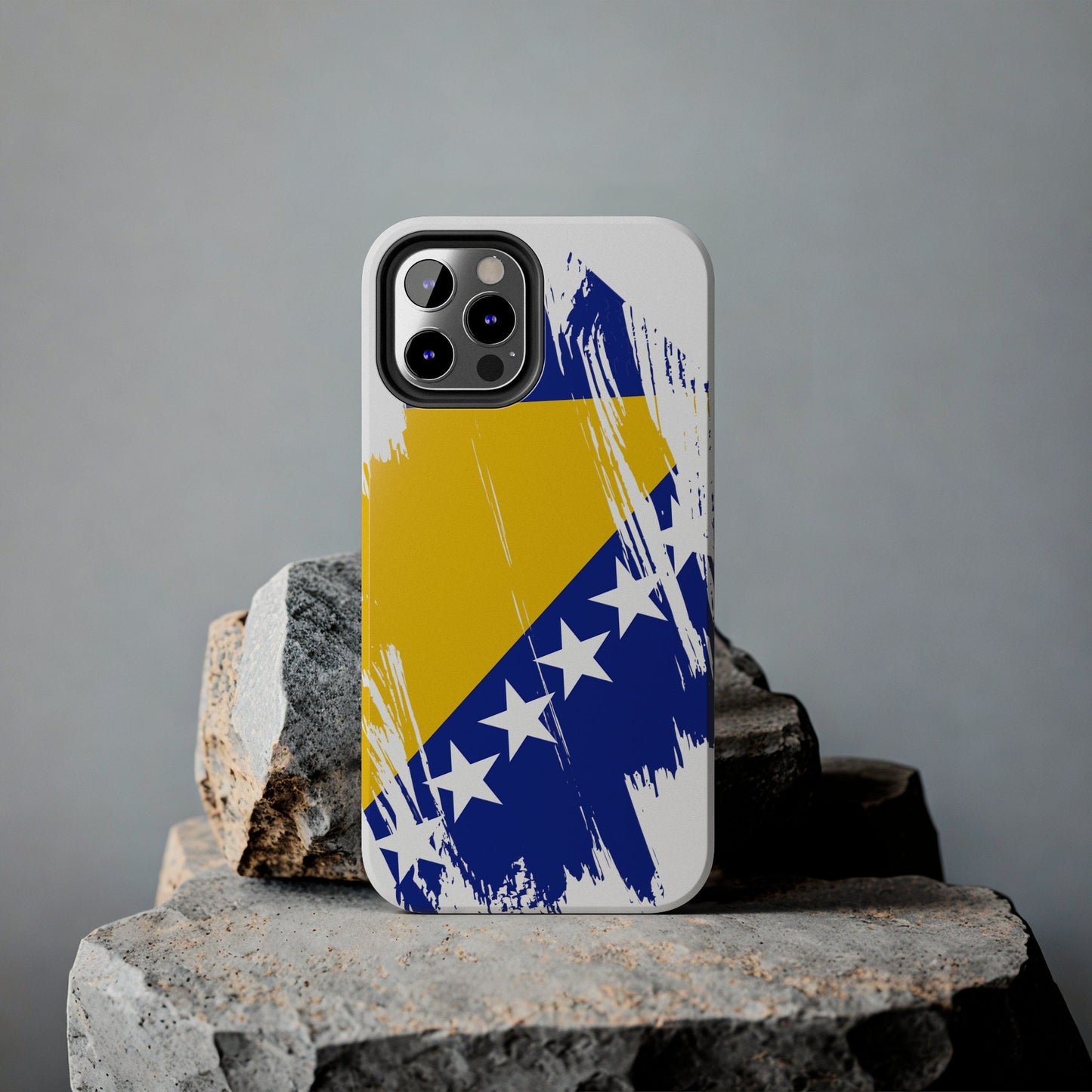 Bosnia and Herzegovina Flag iPhone Case iPhone 15 14 13 12 Mini 11 XR Xs X 8 7 SE iPhone Pro Max , Iphone cover, Iphone Tough Case