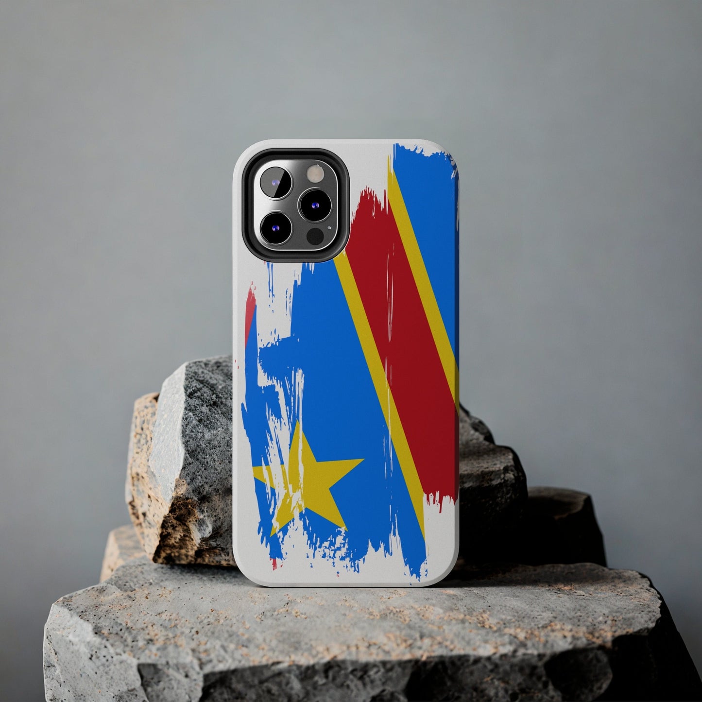 Congo-Brazzaville Flag iPhone Case iPhone 15 14 13 12 Mini 11 XR Xs X 8 7 SE iPhone Pro Max , Iphone cover, Iphone Tough Case