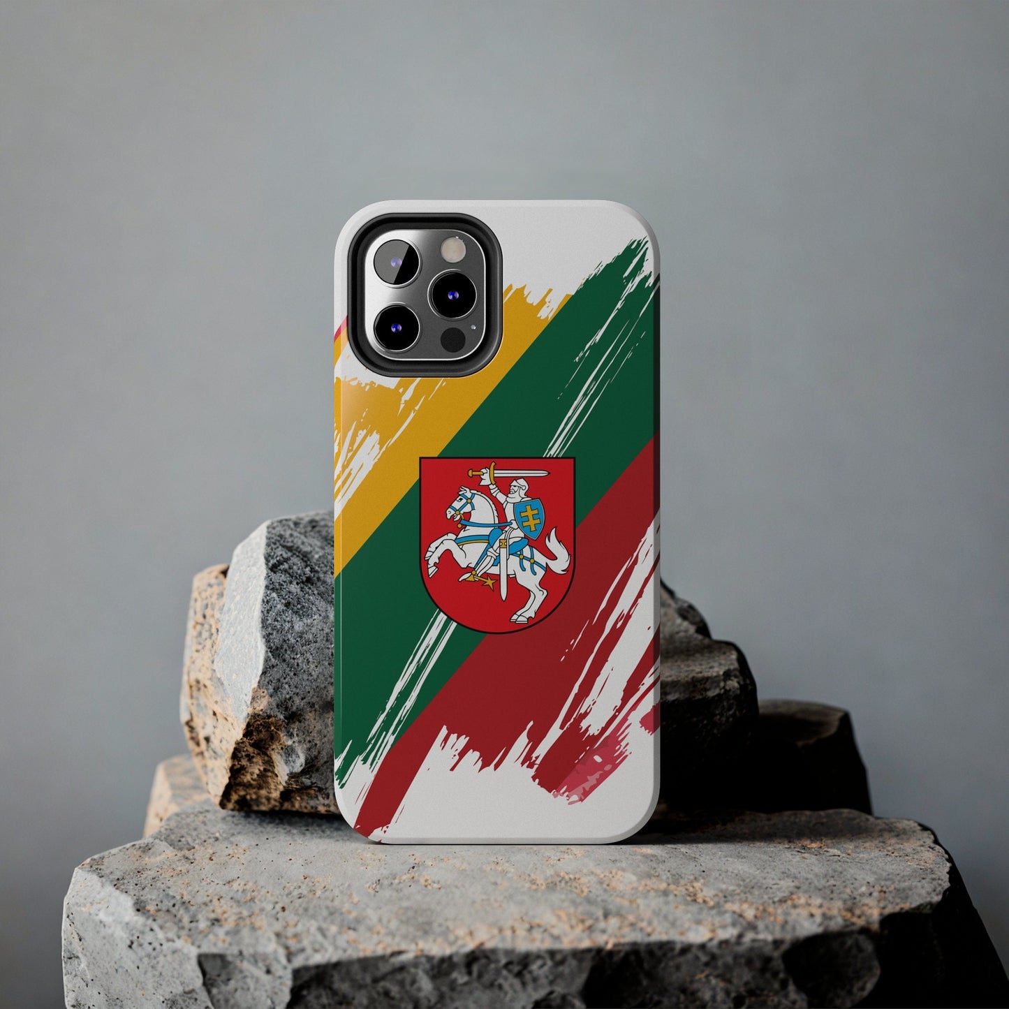 Lithuania Flag iPhone Case iPhone 15 14 13 12 Mini 11 XR Xs X 8 7 SE iPhone Pro Max , Iphone cover, Iphone Tough Case
