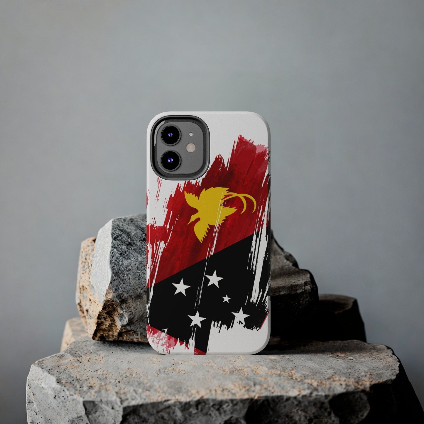 Papua New Guinea Flag iPhone Case iPhone 15 14 13 12 Mini 11 XR Xs X 8 7 SE iPhone Pro Max , Iphone cover, Iphone Tough Case