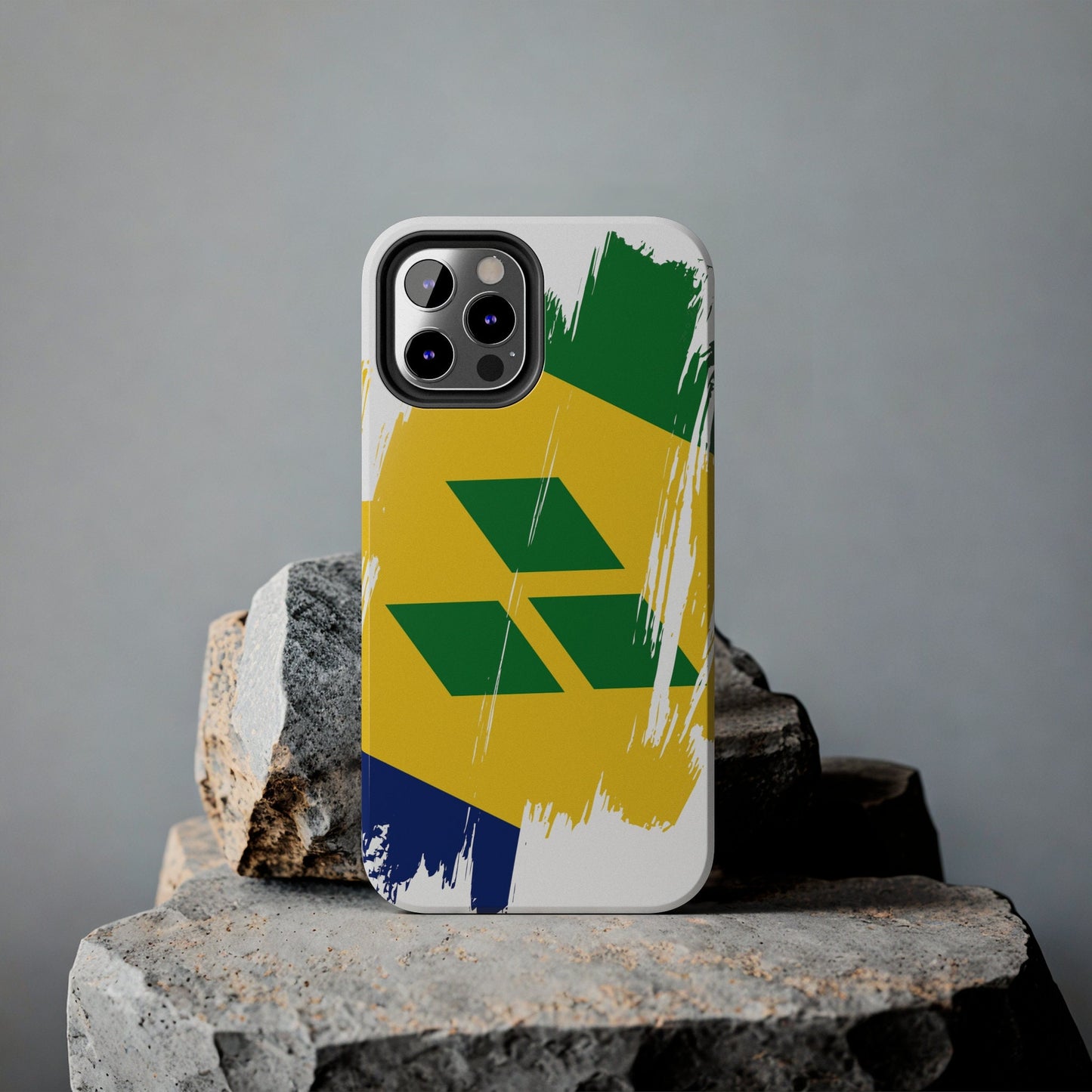 Saint Vincent and the Grenadines Flag iPhone Case iPhone 15 14 13 12 Mini 11 XR Xs X 8 7 SE iPhone Pro Max , Iphone cover, Iphone Tough Case