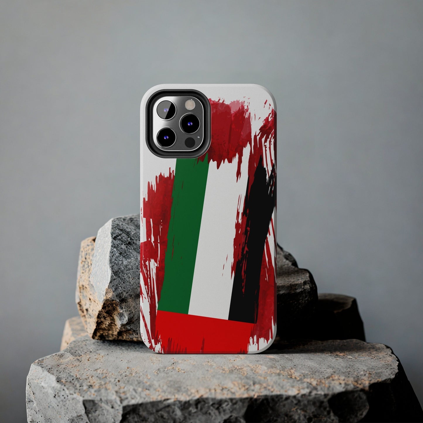 United Arab Emirates Flag iPhone Case iPhone 15 14 13 12 Mini 11 XR Xs X 8 7 SE iPhone Pro Max , Iphone cover, Iphone Tough Case