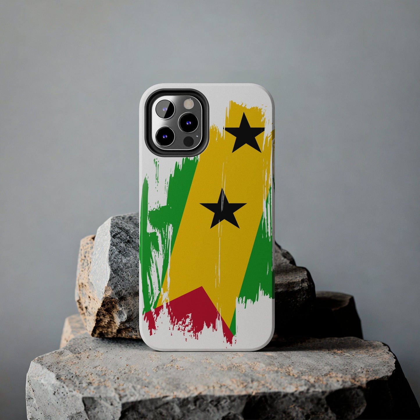 Sao Tome and Principe Flag iPhone Case iPhone 15 14 13 12 Mini 11 XR Xs X 8 7 SE iPhone Pro Max , Iphone cover, Iphone Tough Case