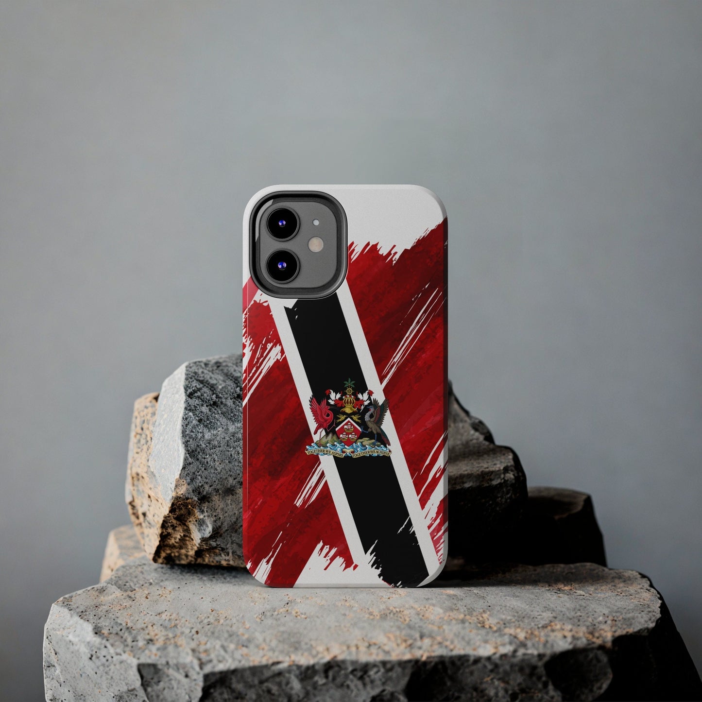 Trinidad and Tobago Flag iPhone Case iPhone 15 14 13 12 Mini 11 XR Xs X 8 7 SE iPhone Pro Max , Iphone cover, Iphone Tough Case