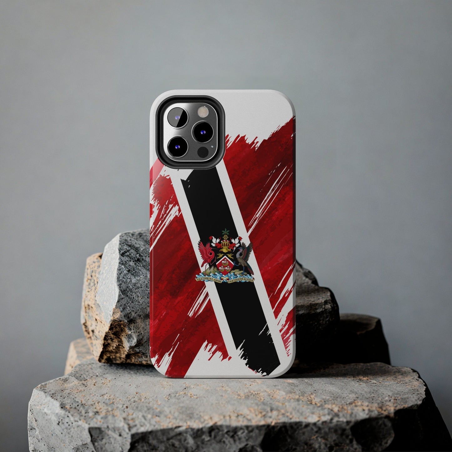 Trinidad and Tobago Flag iPhone Case iPhone 15 14 13 12 Mini 11 XR Xs X 8 7 SE iPhone Pro Max , Iphone cover, Iphone Tough Case