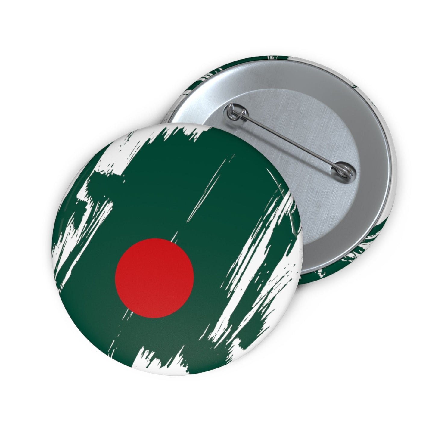 Bangladesh Flag Pin Button - Custom Pinback, Patriotic Campaign Buttons, Personalized Birthday Pins, Collectible Badge, Metal Pin