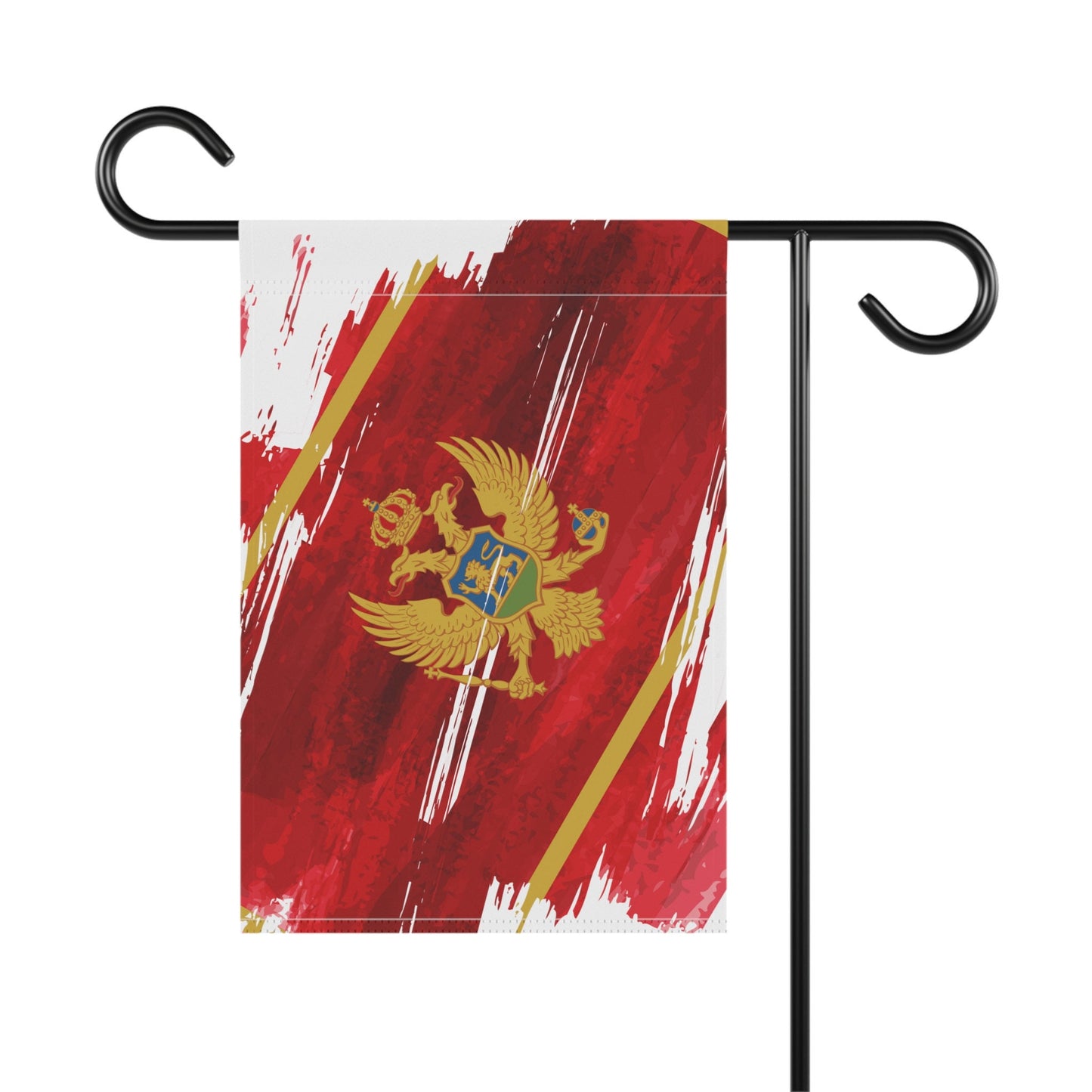 Montenegro Garden Flag - Garden & House Banner | Size - 12" x 18" | Double Sided Custom Country Design Print