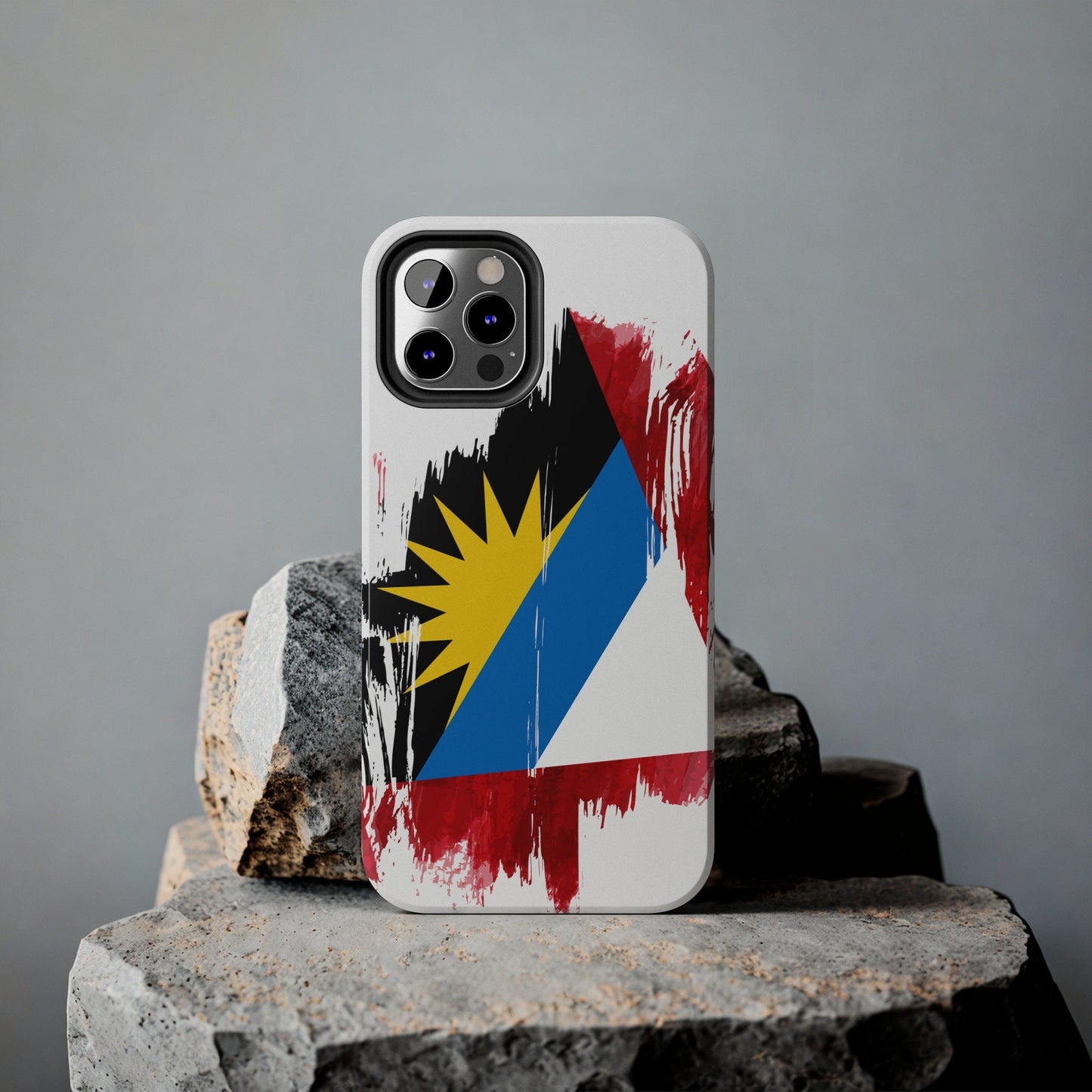 Antigua and Barbuda Flag iPhone Case iPhone 15 14 13 12 Mini 11 XR Xs X 8 7 SE iPhone Pro Max , Iphone cover, Iphone Tough Case