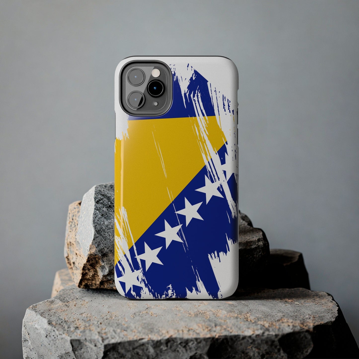 Bosnia and Herzegovina Flag iPhone Case iPhone 15 14 13 12 Mini 11 XR Xs X 8 7 SE iPhone Pro Max , Iphone cover, Iphone Tough Case