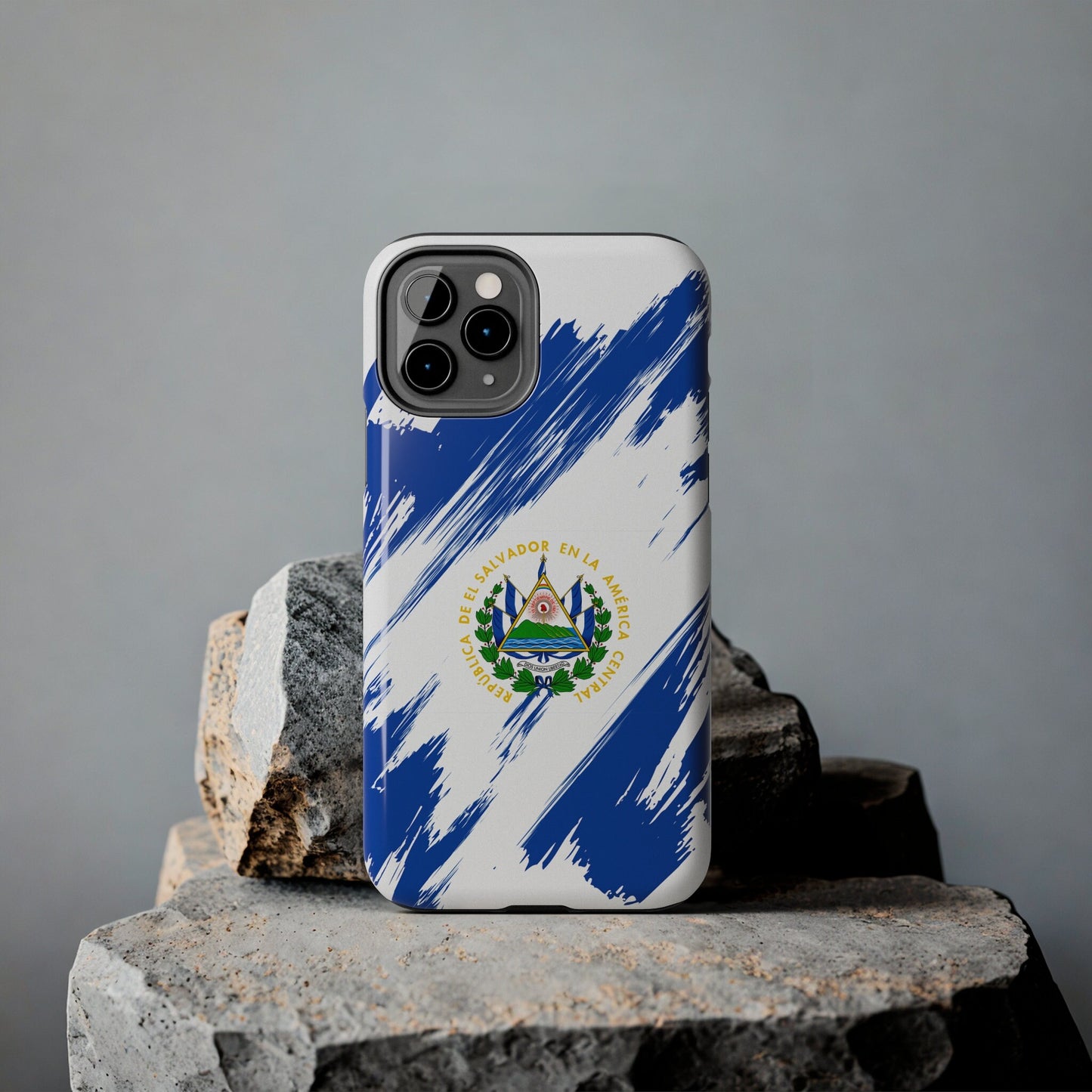 El Salvador Flag iPhone Case iPhone 15 14 13 12 Mini 11 XR Xs X 8 7 SE iPhone Pro Max , Iphone cover, Iphone Tough Case
