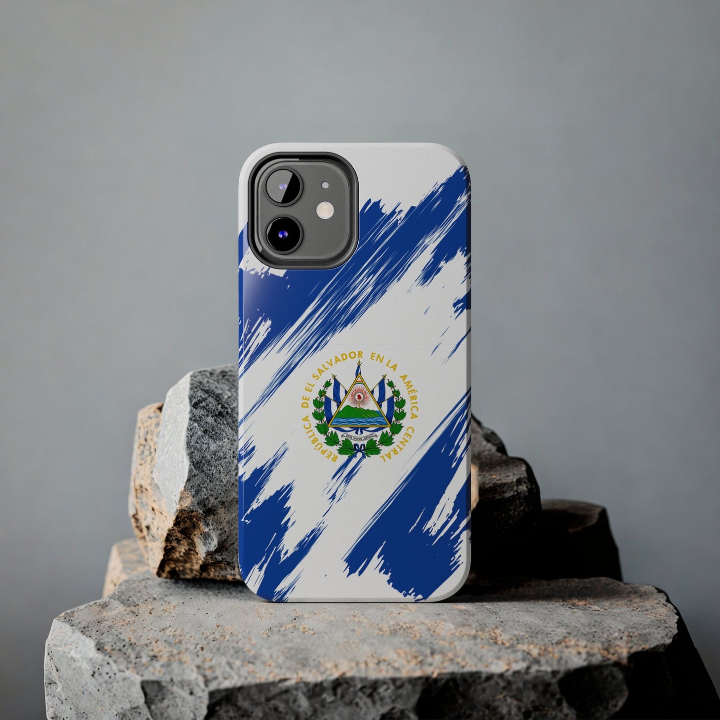El Salvador Flag iPhone Case iPhone 15 14 13 12 Mini 11 XR Xs X 8 7 SE iPhone Pro Max , Iphone cover, Iphone Tough Case