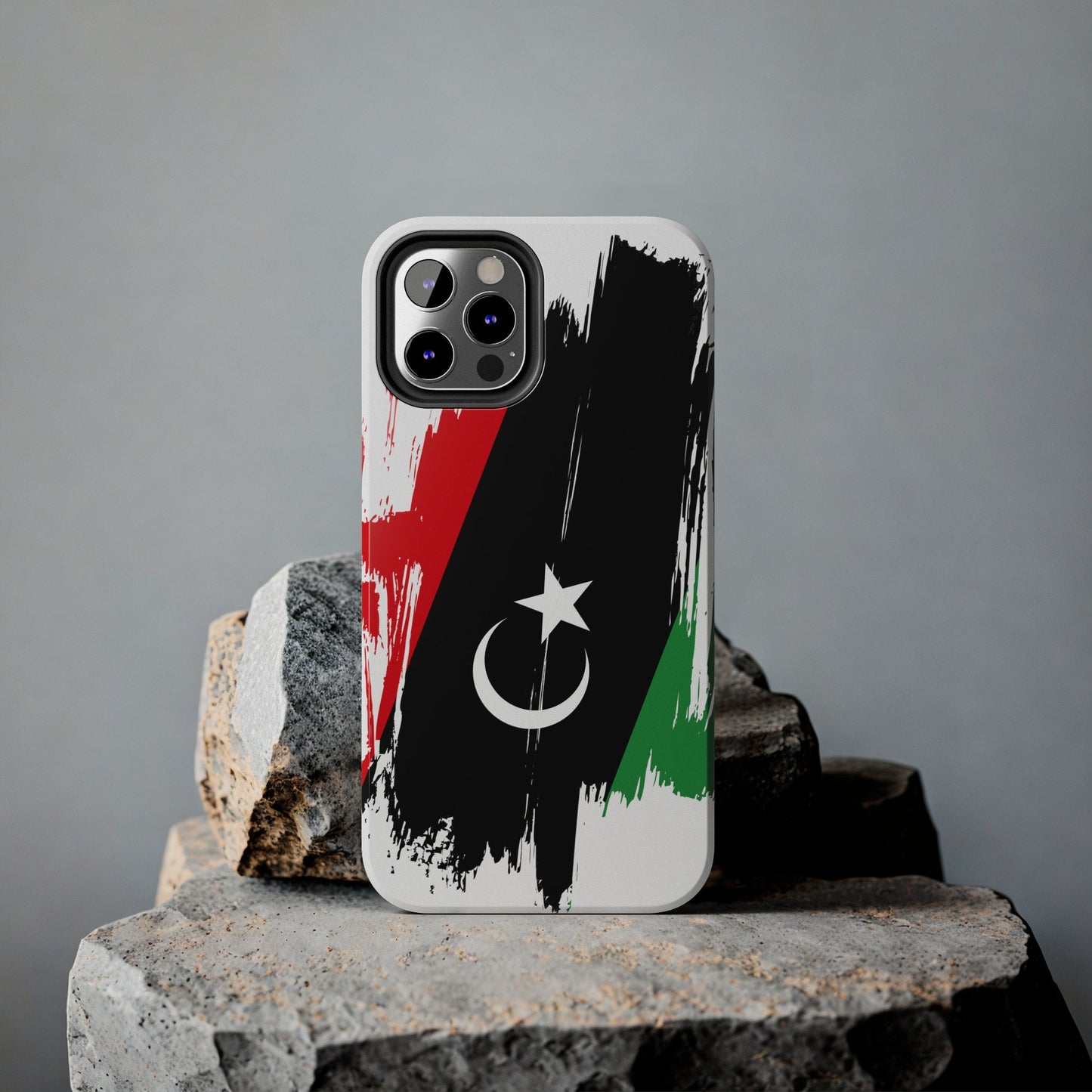 Libya Flag iPhone Case iPhone 15 14 13 12 Mini 11 XR Xs X 8 7 SE iPhone Pro Max , Iphone cover, Iphone Tough Case