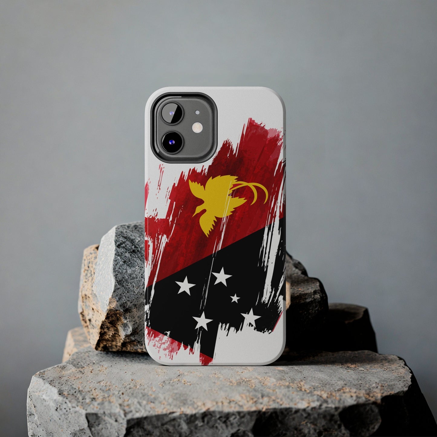 Papua New Guinea Flag iPhone Case iPhone 15 14 13 12 Mini 11 XR Xs X 8 7 SE iPhone Pro Max , Iphone cover, Iphone Tough Case