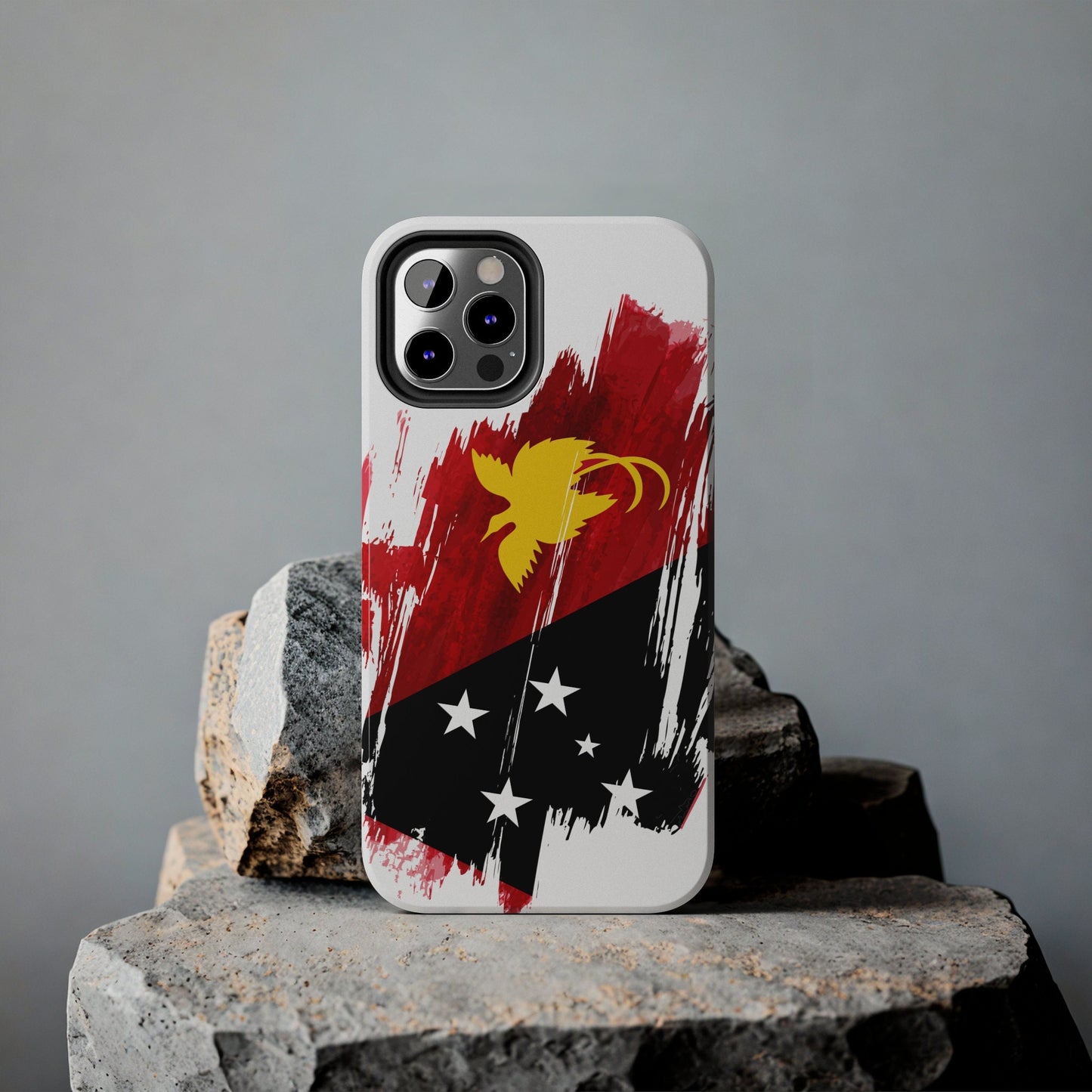 Papua New Guinea Flag iPhone Case iPhone 15 14 13 12 Mini 11 XR Xs X 8 7 SE iPhone Pro Max , Iphone cover, Iphone Tough Case