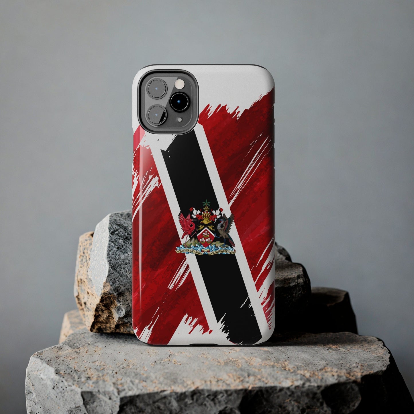 Trinidad and Tobago Flag iPhone Case iPhone 15 14 13 12 Mini 11 XR Xs X 8 7 SE iPhone Pro Max , Iphone cover, Iphone Tough Case