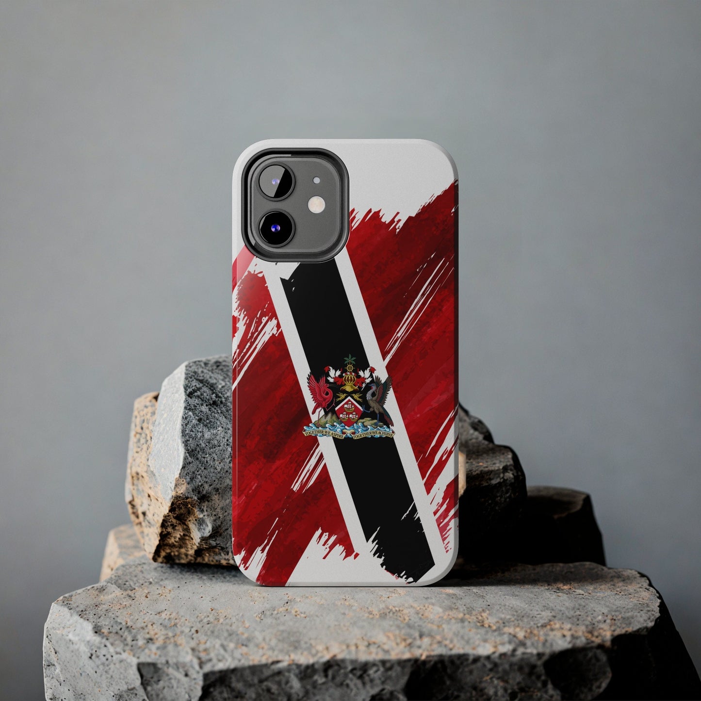 Trinidad and Tobago Flag iPhone Case iPhone 15 14 13 12 Mini 11 XR Xs X 8 7 SE iPhone Pro Max , Iphone cover, Iphone Tough Case