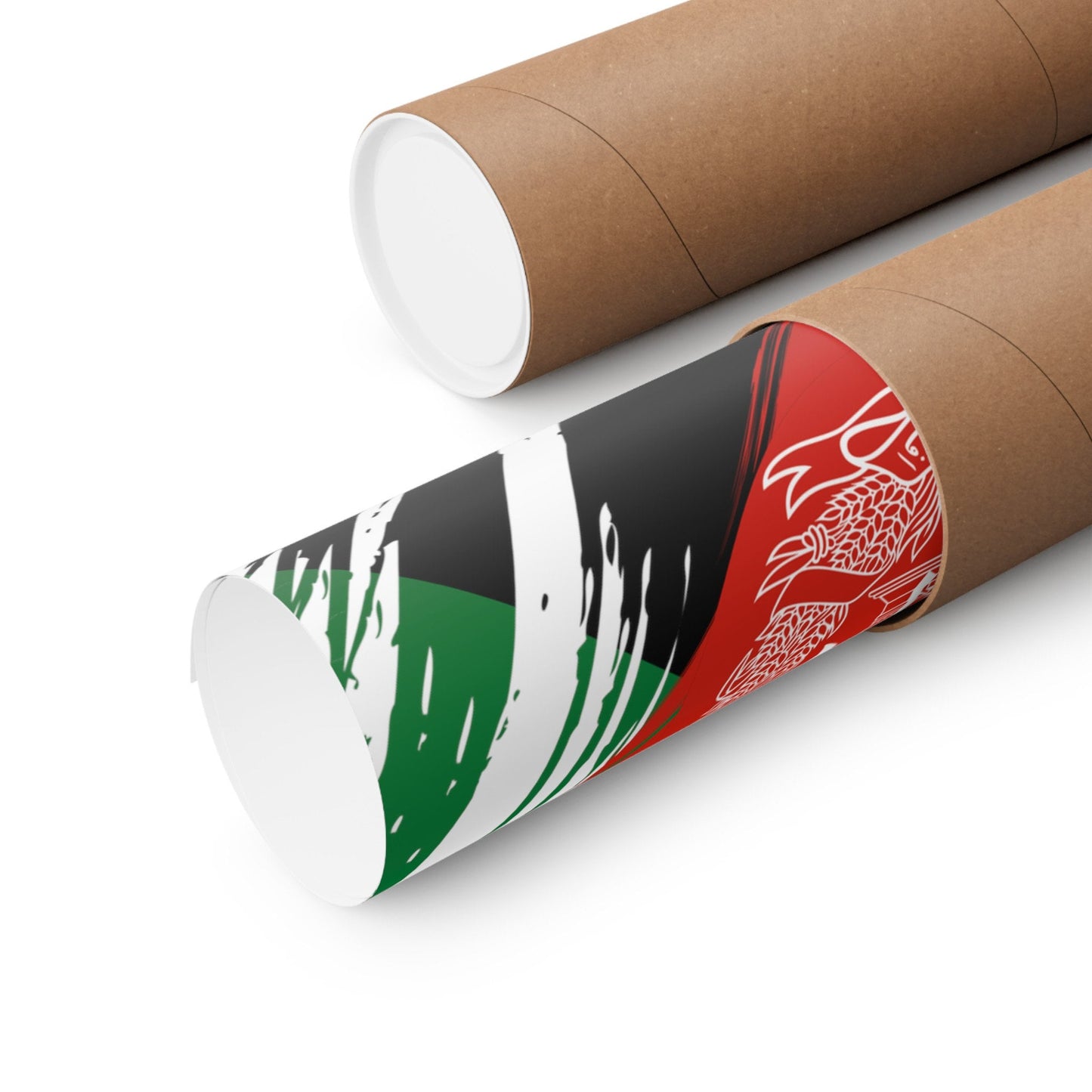 Afghanistan Flag Print | Afghanistan Poster | Afghanistan Wall Art Print | Afghanistan Home Decoration | Unframed