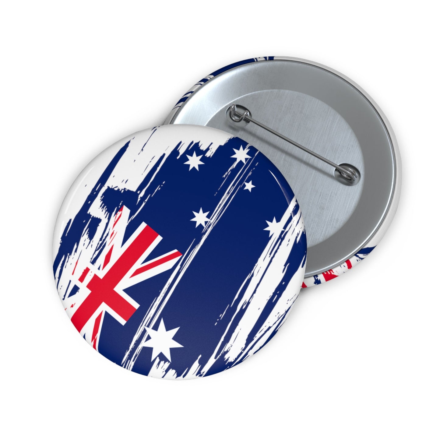 Australia Flag Pin Button - Custom Pinback, Patriotic Campaign Buttons, Personalized Birthday Pins, Collectible Badge, Metal Pin
