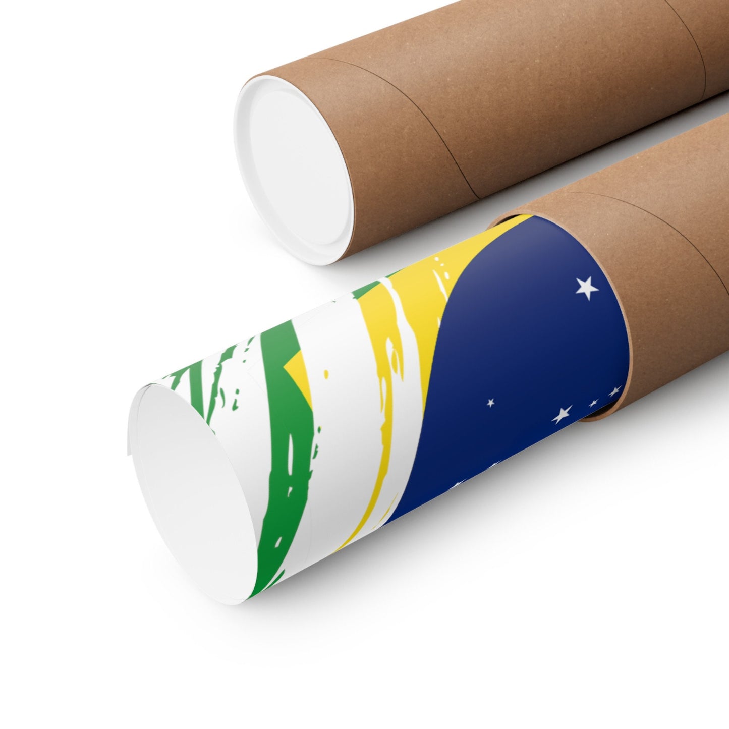 Brazil Flag Print | Brazil Poster | Brazil Wall art print | Brazil Home Decoration | Unframed