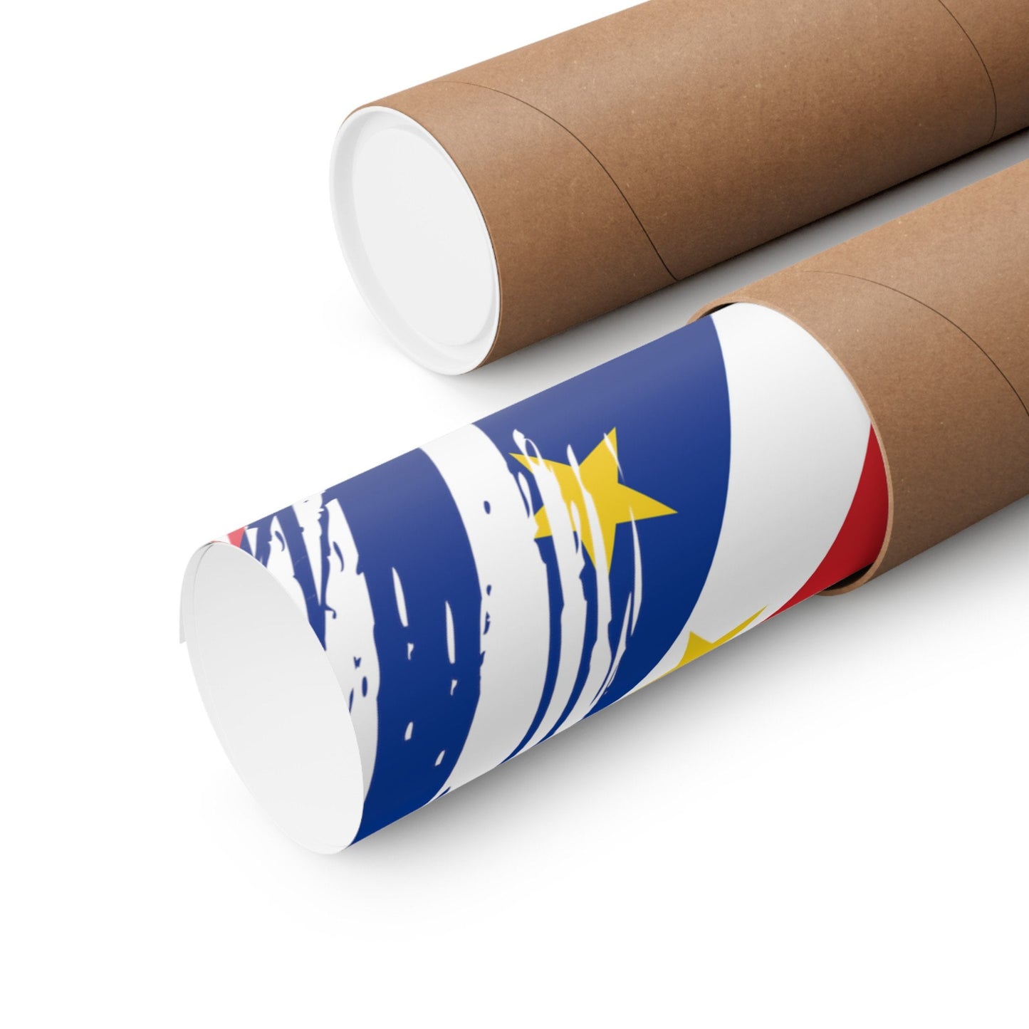 Cabo Verde Flag Print | Cabo Verde Poster | Cabo Verde Wall art print | Cabo Verde Home Decoration | Unframed