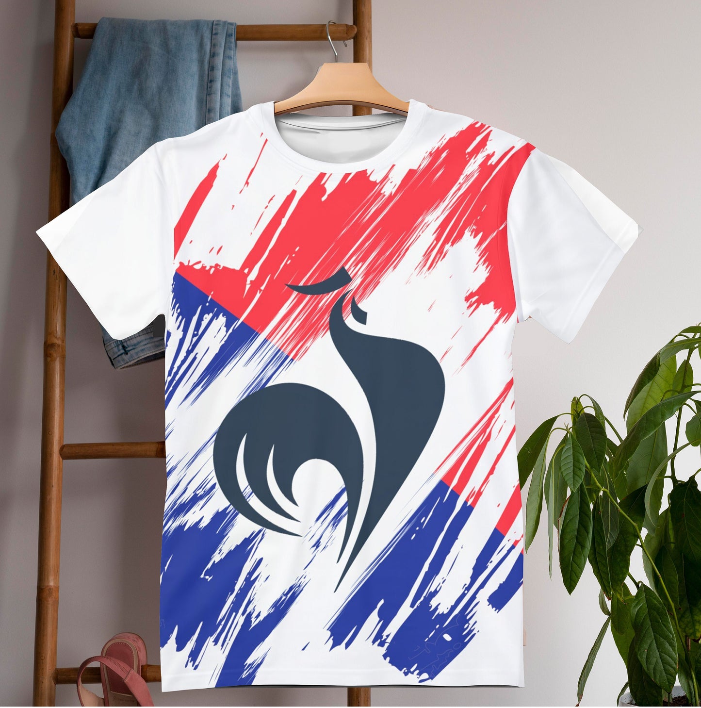 France Flag T-shirt | France T-shirt | All over print Unisex T-shirt with France Flag
