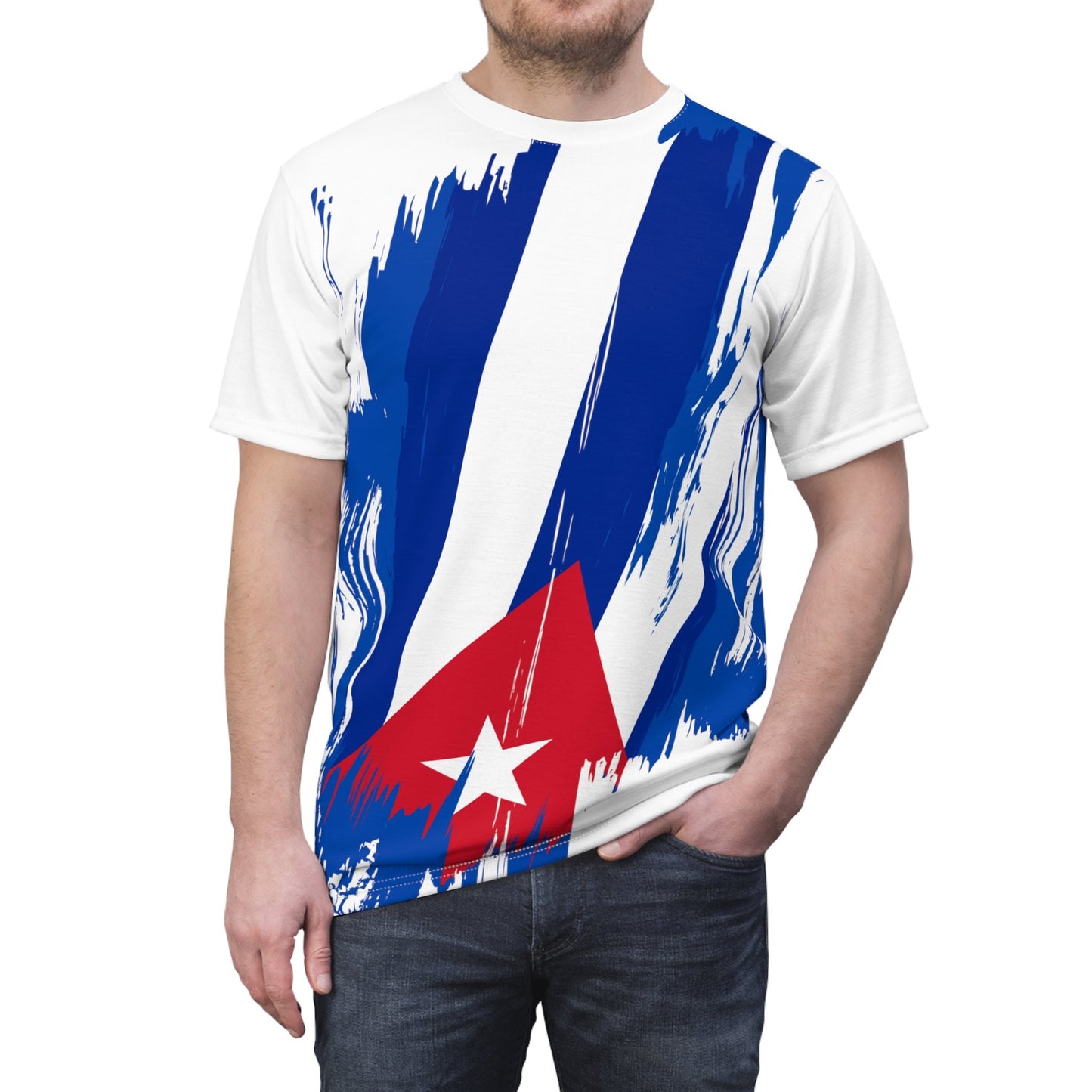 Cuba Flag T-shirt | Cuba T-shirt | All over print Unisex T-shirt with Cuba Flag