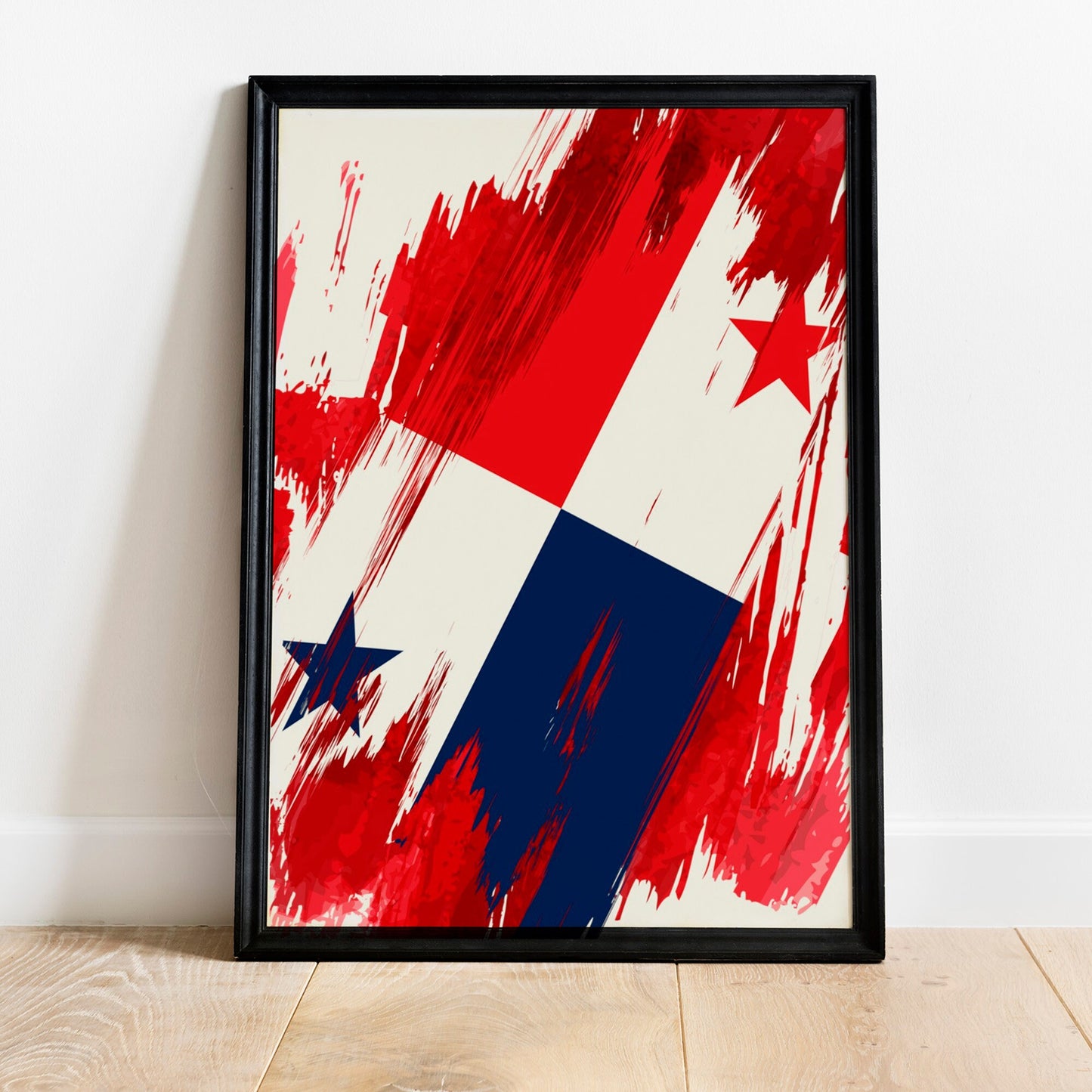 Panama Flag Print | Panama Poster | Panama Wall art print | Panama Home Decoration | Unframed