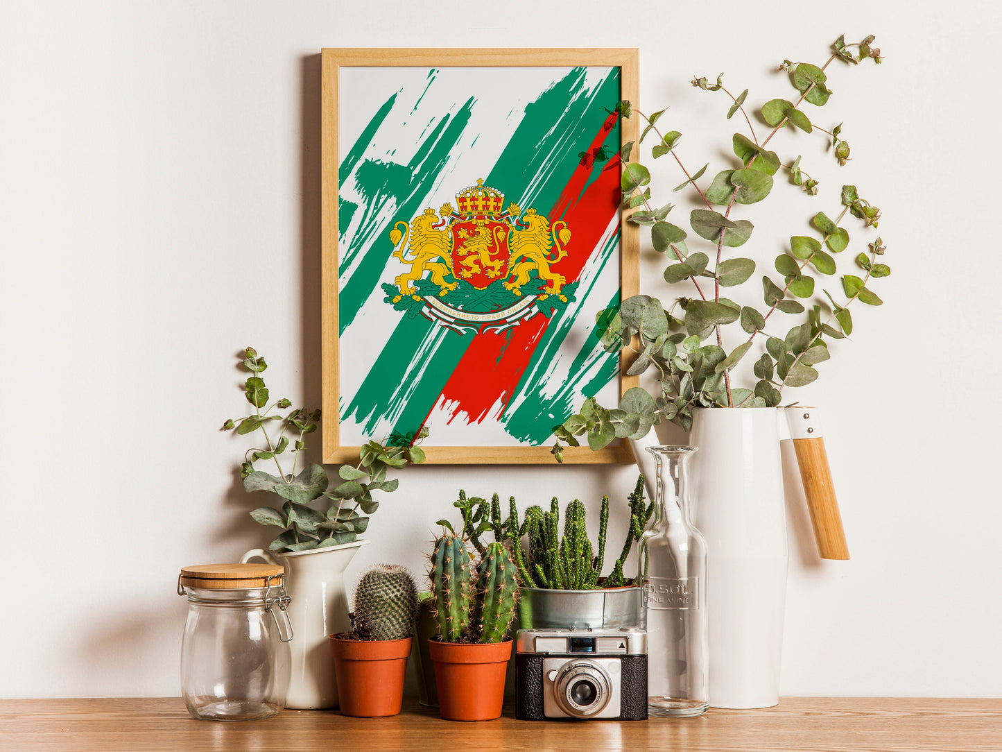 Bulgaria Flag Print | Bulgaria Poster | Bulgaria Wall art print | Bulgaria Home Decoration | Unframed