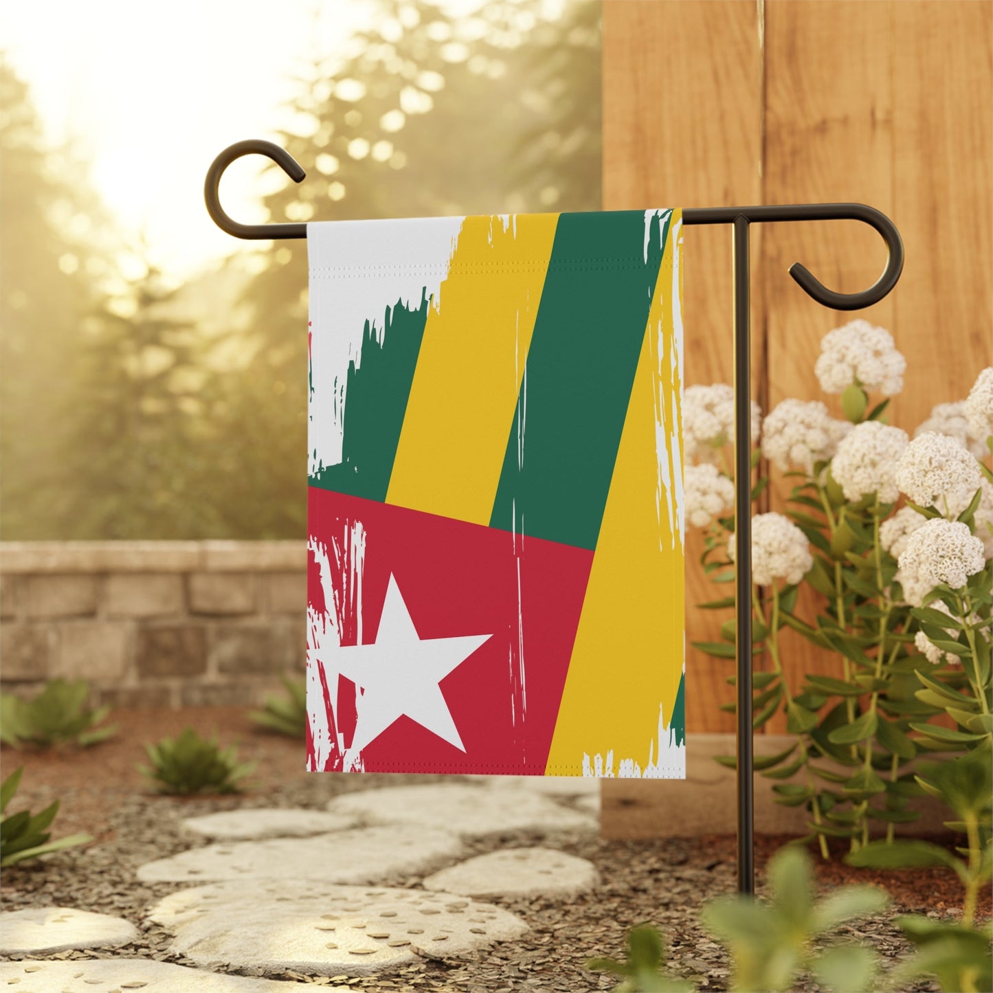 Togo Garden Flag - Garden & House Banner | Size - 12" x 18" | Double Sided Custom Country Design Print