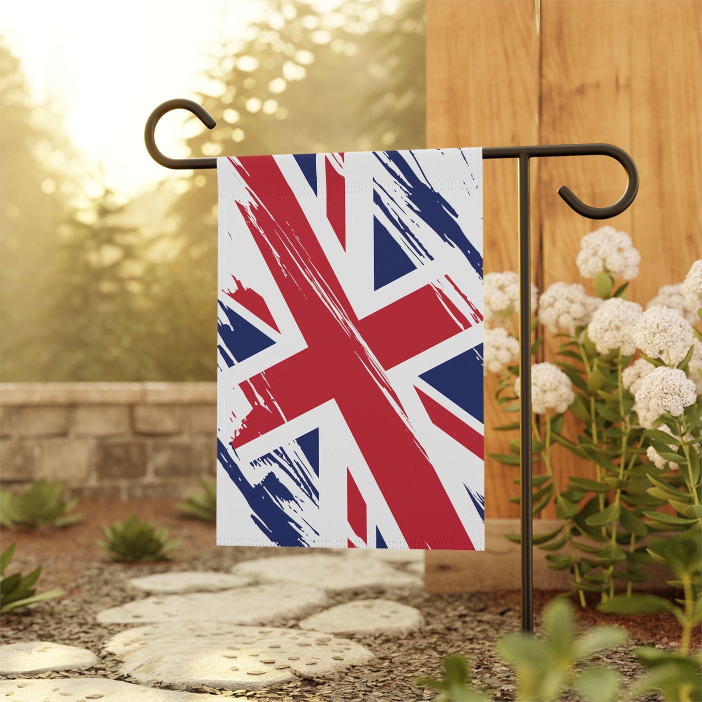 United Kingdom Garden Flag - Garden & House Banner | Size - 12" x 18" | Double Sided Custom Country Design Print