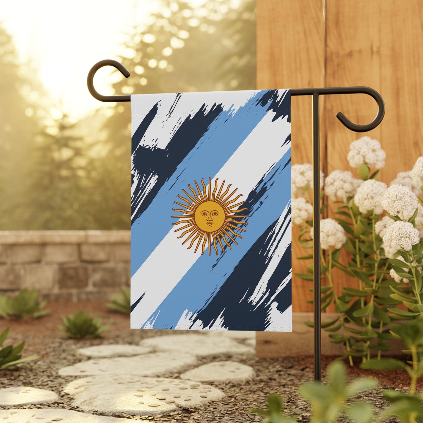 Argentina Garden Flag - Garden & House Banner | Size - 12" x 18" | Double Sided Custom Country Design Print