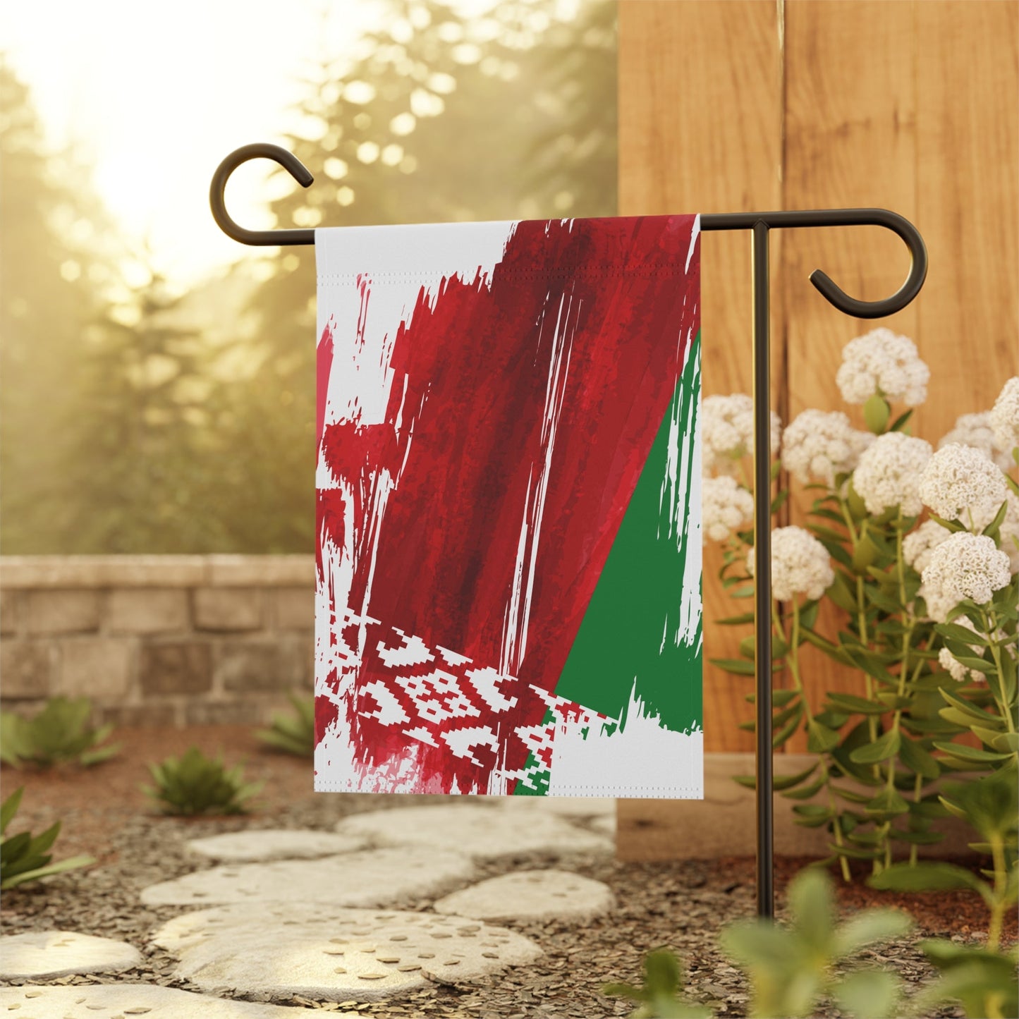 Belarus Garden Flag - Garden & House Banner | Size - 12" x 18" | Double Sided Custom Country Design Print