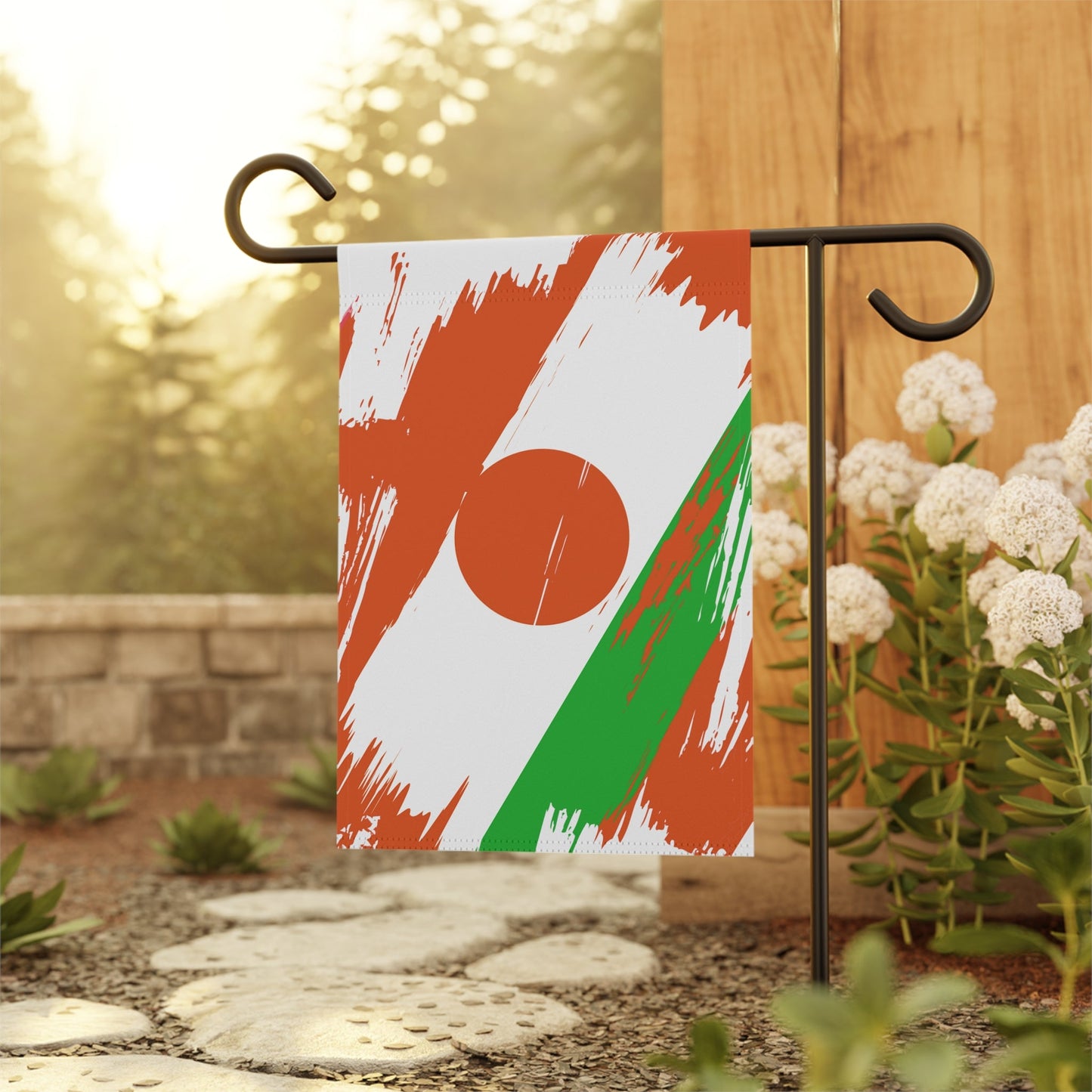Niger Garden Flag - Garden & House Banner | Size - 12" x 18" | Double Sided Custom Country Design Print