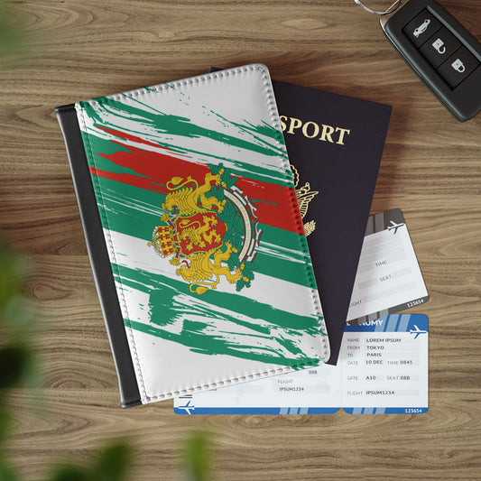 Bulgaria Flag Passport Holder, traveler's and expats' essential, study abroad must-have, wanderlust accessory