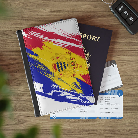Chad Flag Passport Holder, traveler's and expats' essential, study abroad must-have, wanderlust accessory