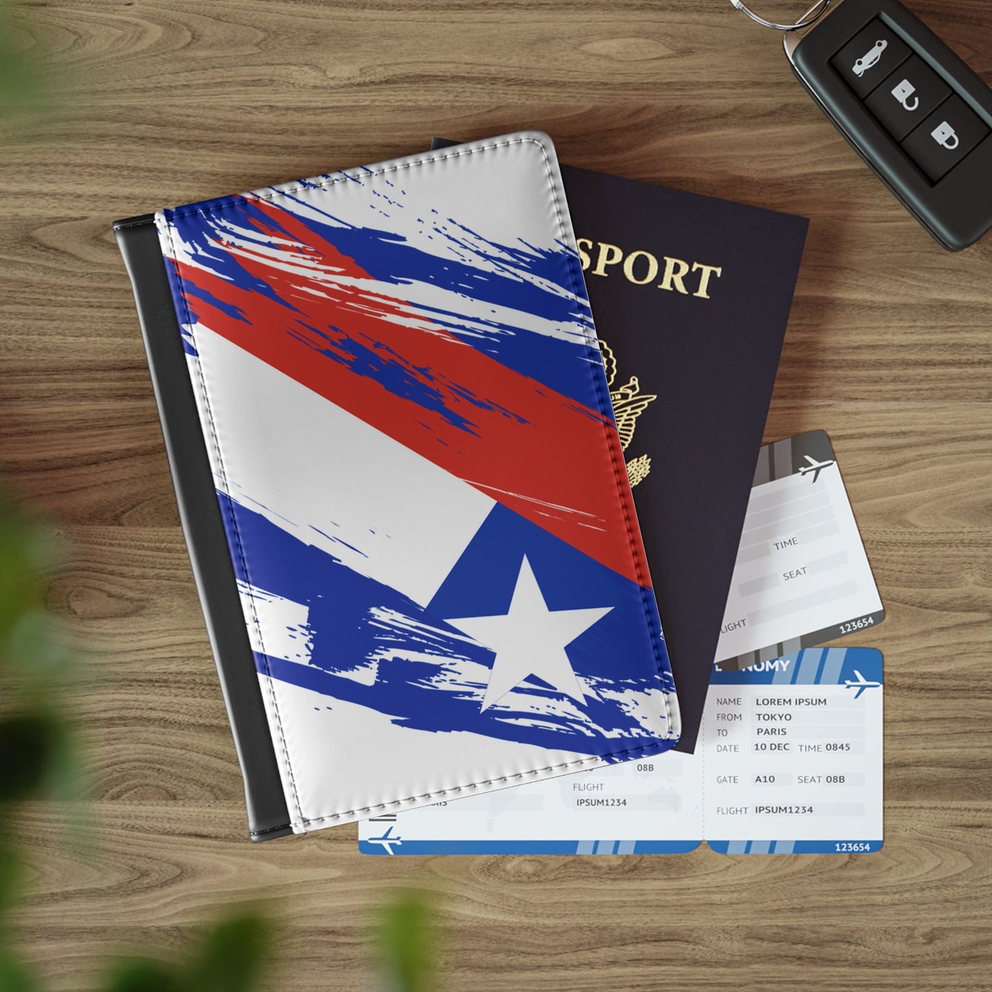 Chile Flag Passport Holder, traveler's and expats' essential, study abroad must-have, wanderlust accessory