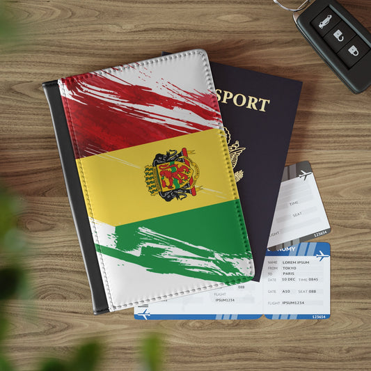 Congo Brazaville Flag Passport Holder, traveler's and expats' essential, study abroad must-have, wanderlust accessory