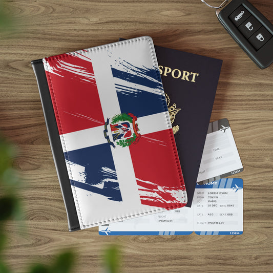 Dominican Republic Flag Passport Holder, traveler's and expats' essential, study abroad must-have, wanderlust accessory