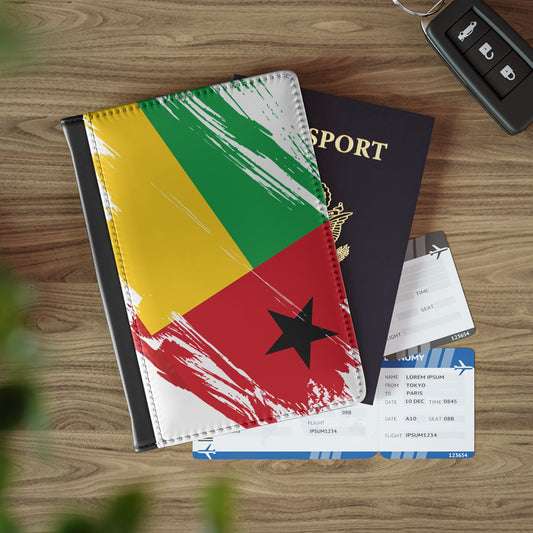 Guinea Flag Passport Holder, traveler's and expats' essential, study abroad must-have, wanderlust accessory