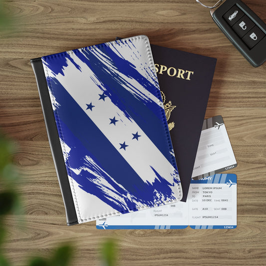 Honduras Flag Passport Holder, traveler's and expats' essential, study abroad must-have, wanderlust accessory