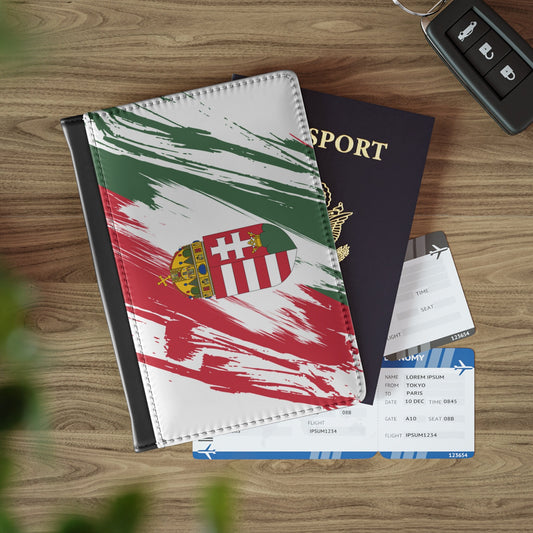 Hungary Flag Passport Holder, traveler's and expats' essential, study abroad must-have, wanderlust accessory