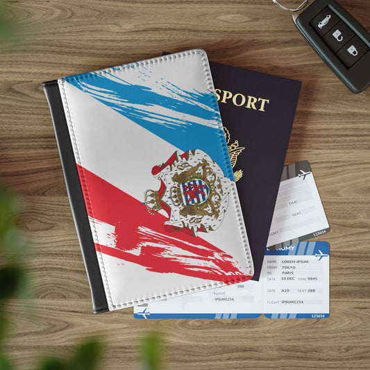 Luxembourg Flag Passport Holder, traveler's and expats' essential, study abroad must-have, wanderlust accessory