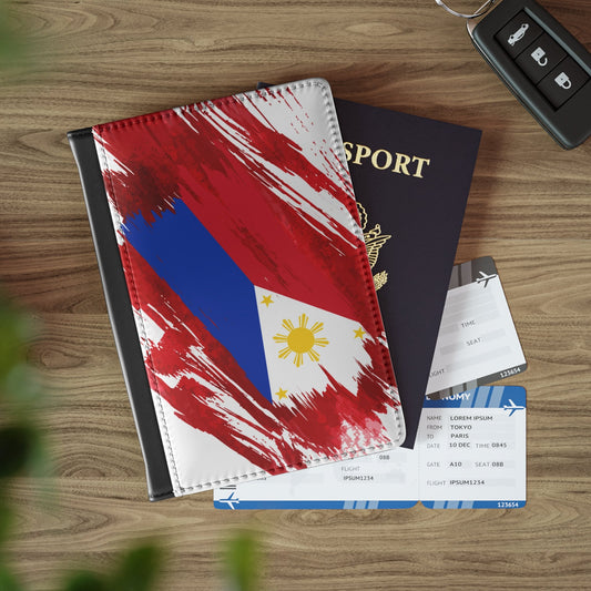 Philippines Flag Passport Holder, traveler's and expats' essential, study abroad must-have, wanderlust accessory