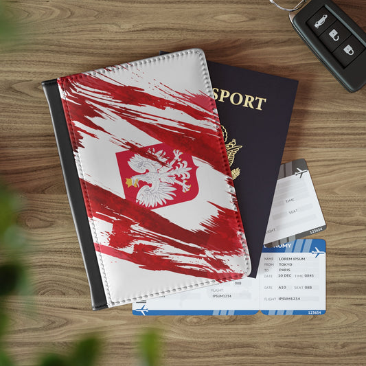 Poland Flag Leather Passport Holder, traveler's and expats' essential, study abroad must-have, wanderlust accessory