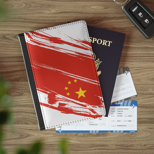 China Flag Passport Holder, traveler's and expats' essential, study abroad must-have, wanderlust accessory