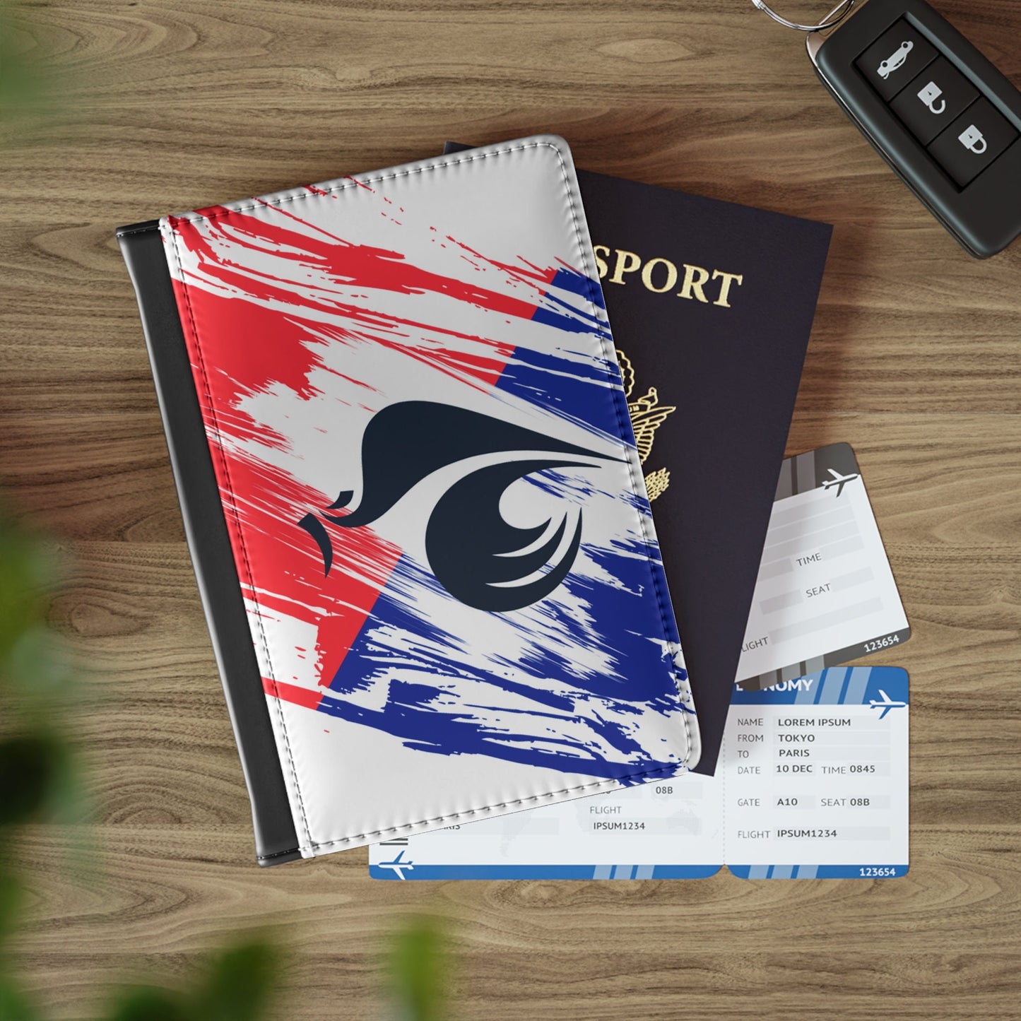 France Flag Passport Holder, traveler's and expats' essential, study abroad must-have, wanderlust accessory